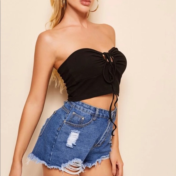 Tie Front Top - Picture 3 of 3